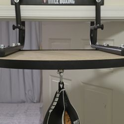 Title door way speed bag.