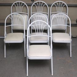 Vintage Fan-Back Folding Chairs