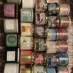 BBW 3 WICK CANDLES SPRING COLLECTION