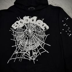 SP5DER Black & White Hoodie 