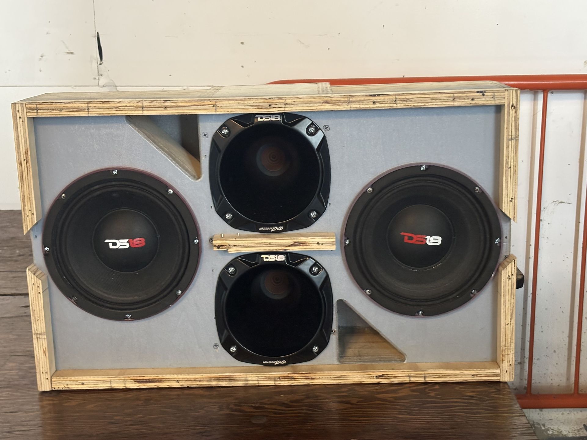 Faital Pro DS18 Pancadao 8 Inch Mid Bass Drivers Box