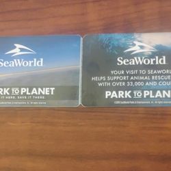 2 SeaWorld Passes