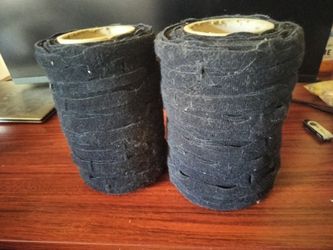 2 half Spools of Black Velcro