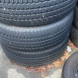 275-65-18 Used Tires With Good Thread 70-80%