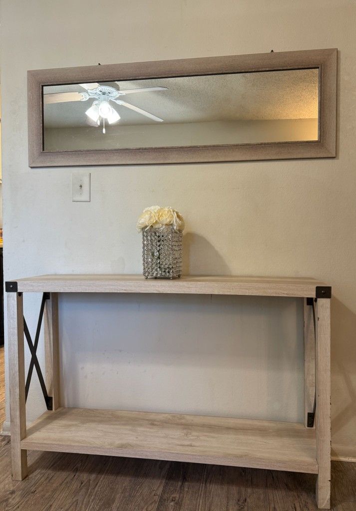 Mirror And Entry Table Set
