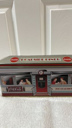Vintage  coca cola collectibles roadside dinner tin
