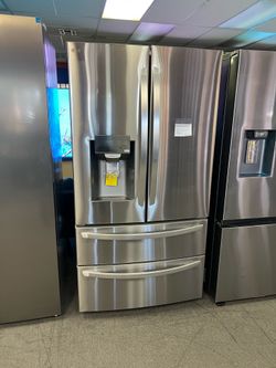LG STAINLESS STEEL 4 door fridge