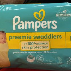Pampers Preemie Swaddlers Diapers
