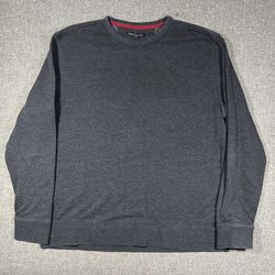 Banana Republic Crew Pullover Sweatshirt Charcoal Gray Men's Size Xl 
