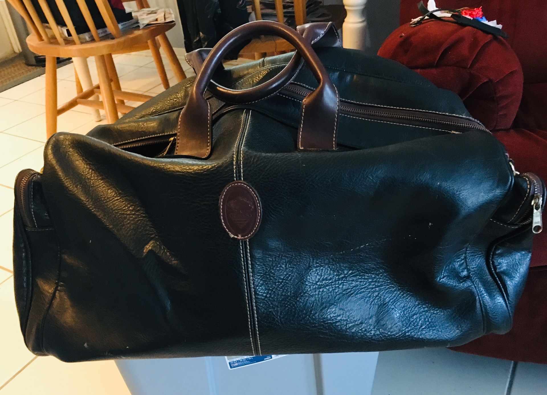 24 Inch Leather-like Duffle