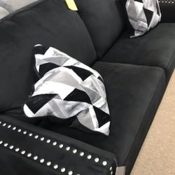 Nailhead Nice Couch And Loveseat 