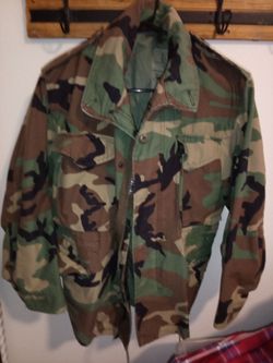 Woodland Camo Military Field Jacket