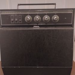 Antique Record Player & Speaker System