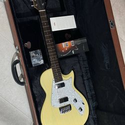 Taylor SB1-X Solidbody Classic with Top-Load Bridge 2007 - 2014 - Trans White Electric Guitar Booklets Hard AUTH Case