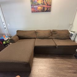 Three Piece chaise Sofa Set
