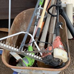 Many Different Gardening Power Hand Tool Landscaping