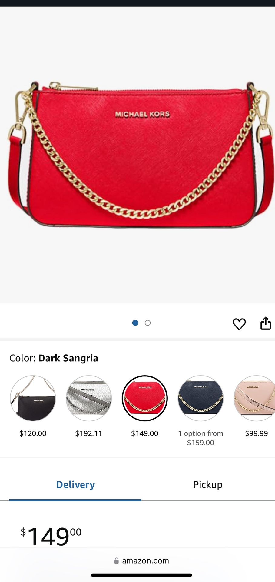 Michael Kors Jet Set Travel Crossbody