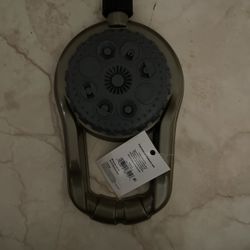 Expert Gardener 8-Pattern, Adjustable Area Sprinkler with Weighted Metal Base