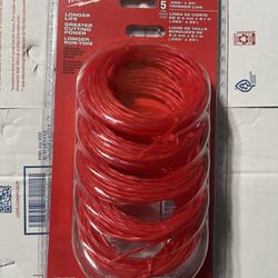 Milwaukee 0.095 in. x 20 ft. Pre-Cut Trimmer Line (5-Pack)