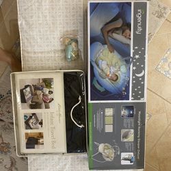 Baby sleeper rocker , bag and mattress crib