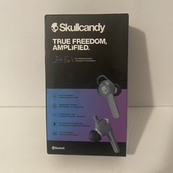 Skullcandy Indy Evo In-Ear Wireless Earbuds, 30 Hr Battery, Microphone, Works with iPhone Android and Bluetooth Devices Brand New