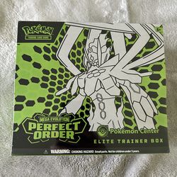 Pokemon perfect order Pokemon center elite trainer box