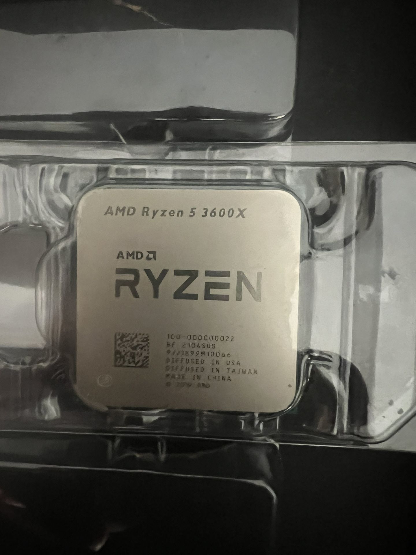 Ryzen 5 3600x AMD cpu