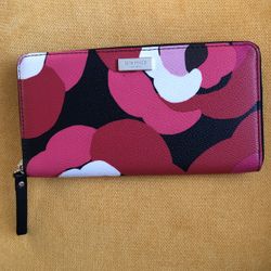 Kate Spade Floral Zip Wallet 