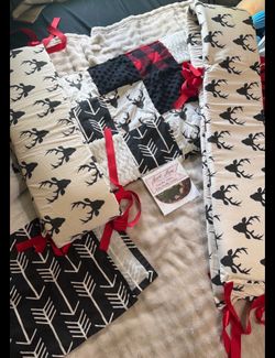 Handmade crib bedding