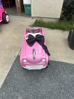 Instep pink Metal  pedal car