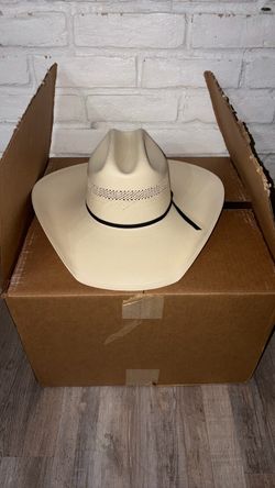 New Resistol 20X Cut Bank Straw Cowboy Hat 7 1/8