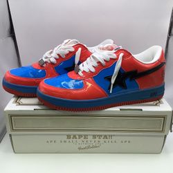 Marvel X BAPE STA!! A Bathing Ape branded Spider-Man shoes (Size 11)