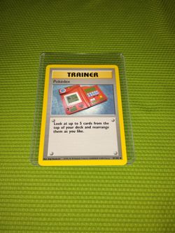 Like Mint 1999 Pokemon - Trainer - Pokedex Game Card - 87/102