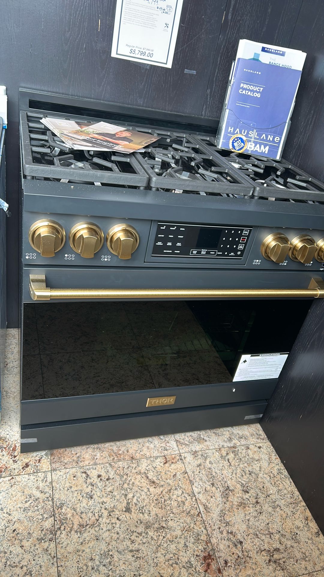 36” Gas Profesional De La Colección De Chef Gordon Ramsay