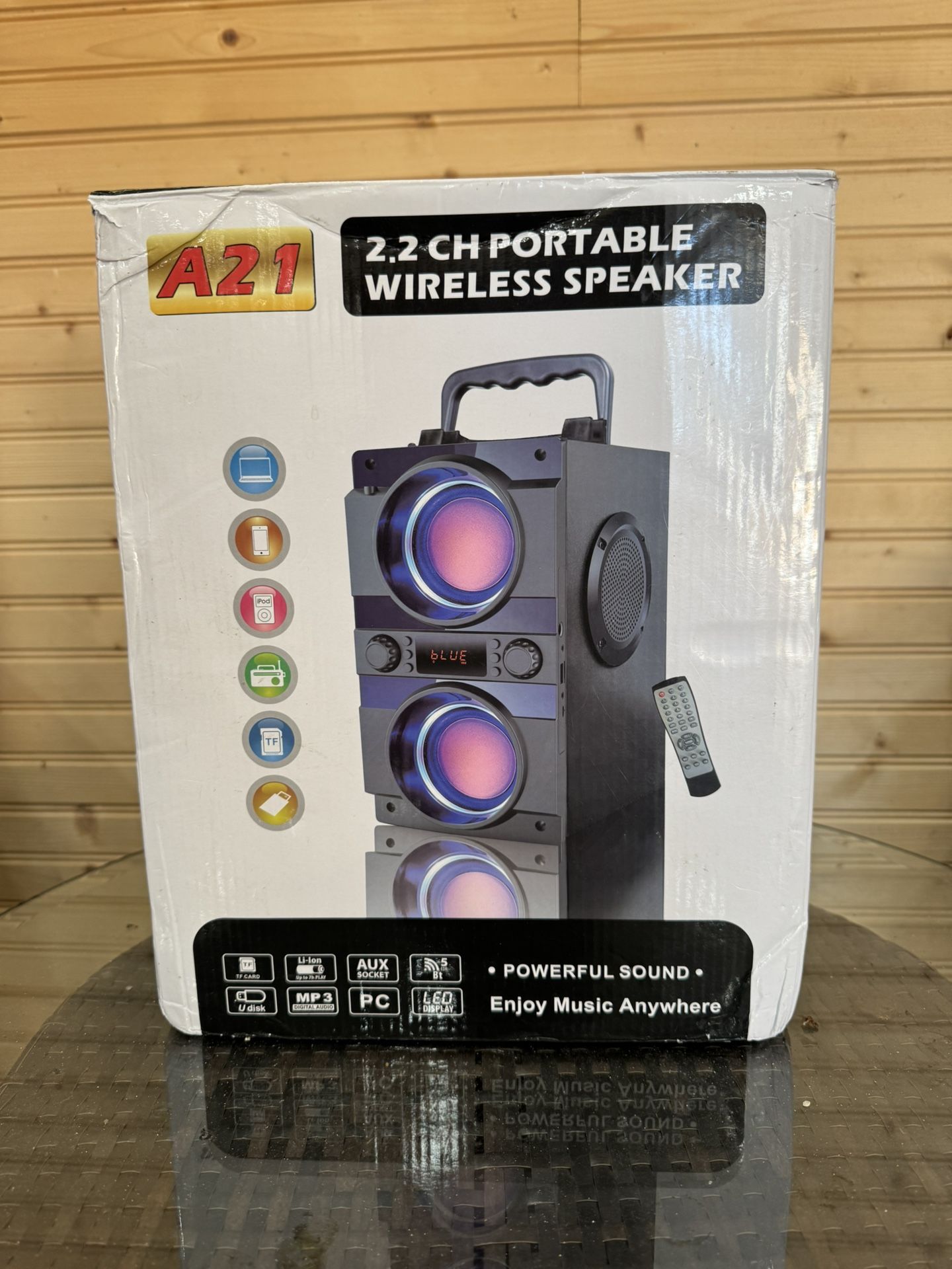 SUPNIU A21 2.2 CH Portable Wireless Speaker.