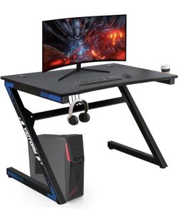 45" Gaming Desk Large Home Computer Gaming Desk