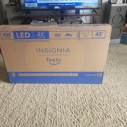 New, still in box, 43" Insignia Fire TV