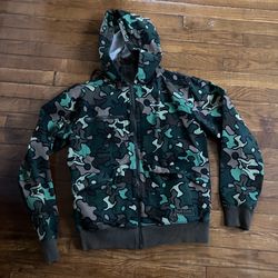 Vintage Adidas Safety Series Camouflage Jacket Hooded Men S Small September 2006