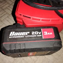 BAUER 20V 3A FAST CHARGER/WITH 20V BATT