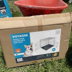 Double Door Dog Crate 