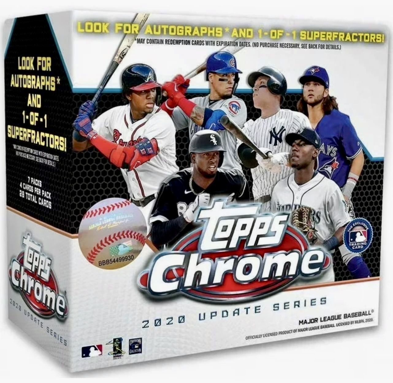 2020 Topps Chrome Update Baseball Mega Box Brand New Sealed