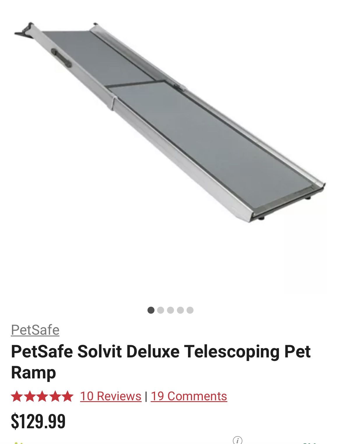 PetSafe SolvIt Telescoping Aluminum Pet Ramp for Sale in Redwood City