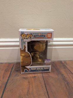 Unopened Freddy Bowling Trophy Funko Pop. In Mint Condition