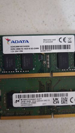 32 GB DDR4 Laptop RAM