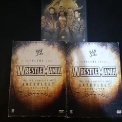WrestleMania anthology Volume 2 and 3 And Ric Flair & The Four Horsemen 