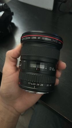 Canon 17-40mm lens f 4.0