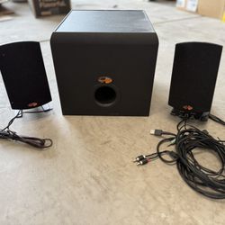 Klipsch Promedia 2.1 speakers