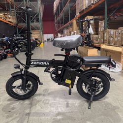 Folding electric bicycle