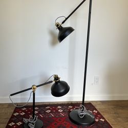 IKEA Ranarp Desk And Floor Lamps 