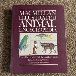 MACMILLAN ILLUSTRATED ANIMAL ENCYCLOPEDIA 1984 HARDCOVER